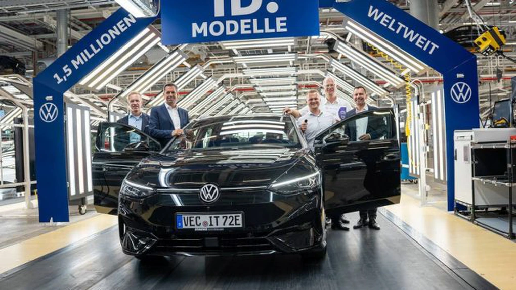 VW a livrat 1,5 milioane de mașini electrice