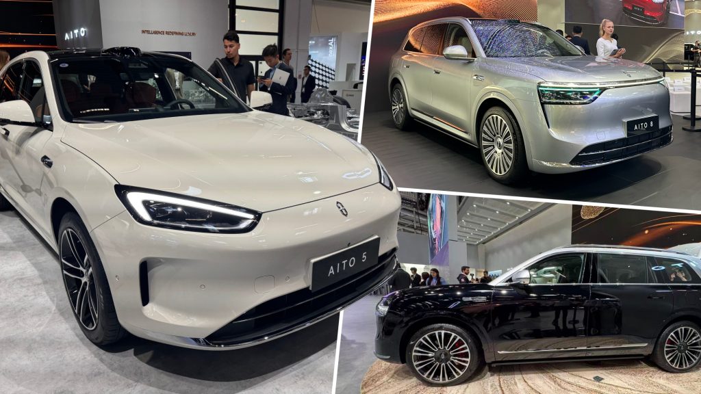 Trei Crossover-uri Aito de la Huawei, debut la IAA Mobility 2025 din München