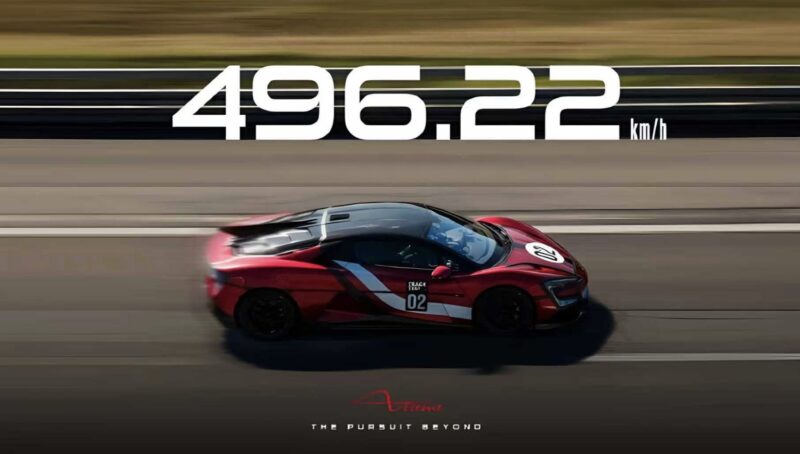BYD Yangwang U9 Xtreme atinge 496,22 km/h și devine cea mai rapidă mașină de serie din lume