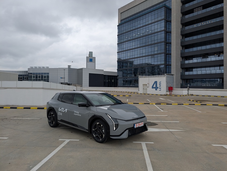 KIA EV4 – Câteva zile de test în România: aproape 600 de km cu o singură încărcare