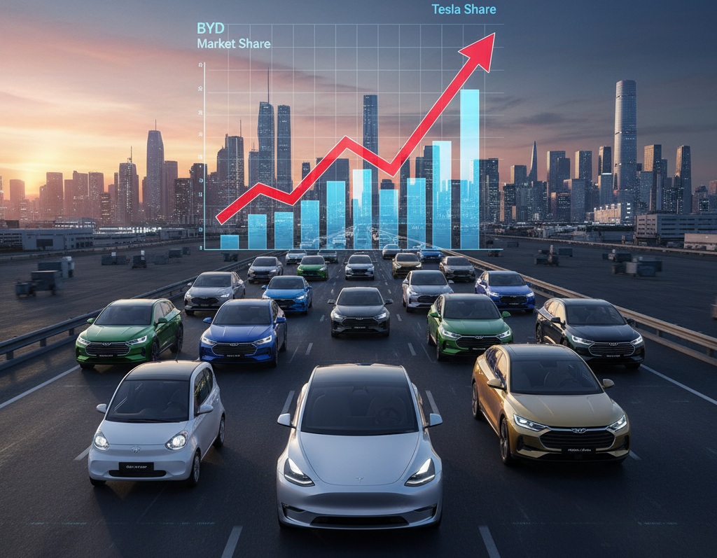 Tesla continuă să domine Topul vânzărilor de EV – restul clasamentului ESTE CHINEZ